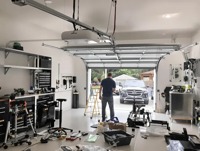 Garage door opener installation by Worthington Garage Door Repair in Worthington